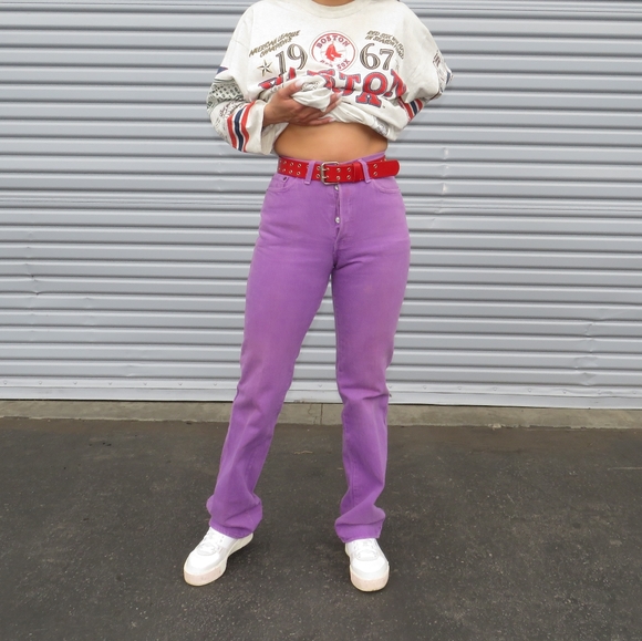 Amethyst highwaist Levi's 501 - Picture 2 of 4